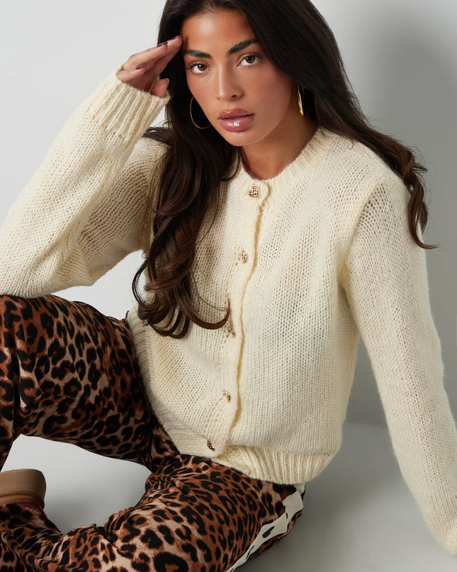 Knitted Love Cardigan - grey