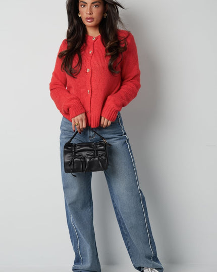 Knitted Love Cardigan - grey