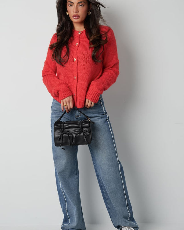 Knitted Love Cardigan - grey