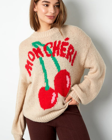 My Cheri sweater - yellow