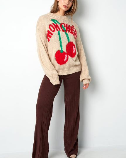 My Cheri sweater - yellow