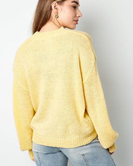 My Cheri sweater - yellow