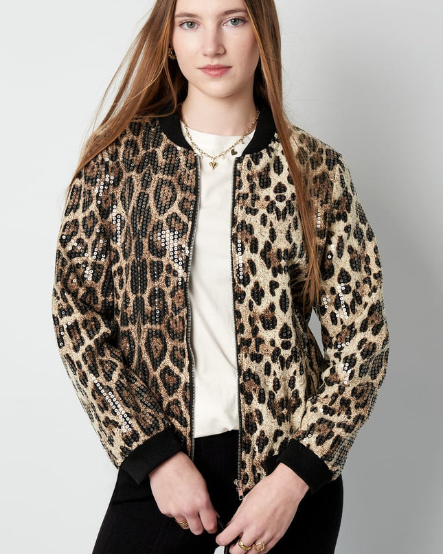 Glitter panter jasje