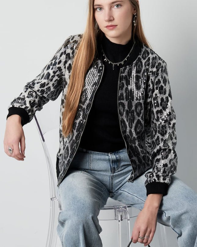 Glitter panter jasje
