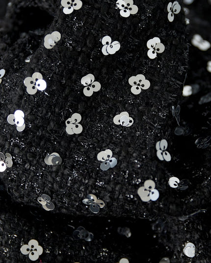 Bomber jacket sparkly day - Black