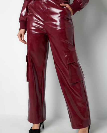 Trendy cargo pants - Black