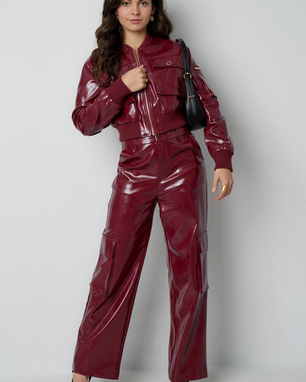 Trendy cargo pants - Black