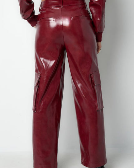 Trendy cargo pants - Black