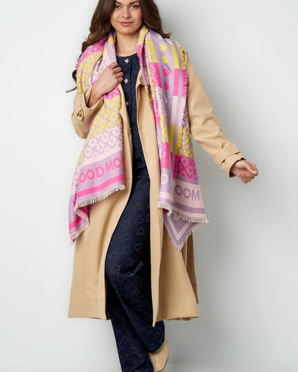 Sjaal colorful mood