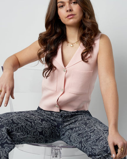 Comfy knitted top - Black