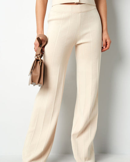 Comfy knitted pants - Black