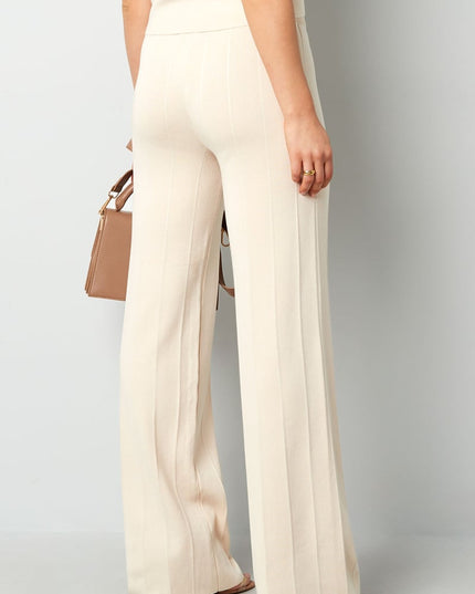 Comfy knitted pants - Black