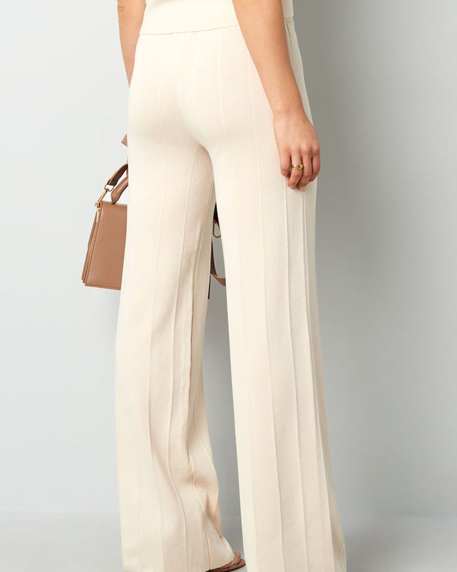 Comfy knitted pants - Black