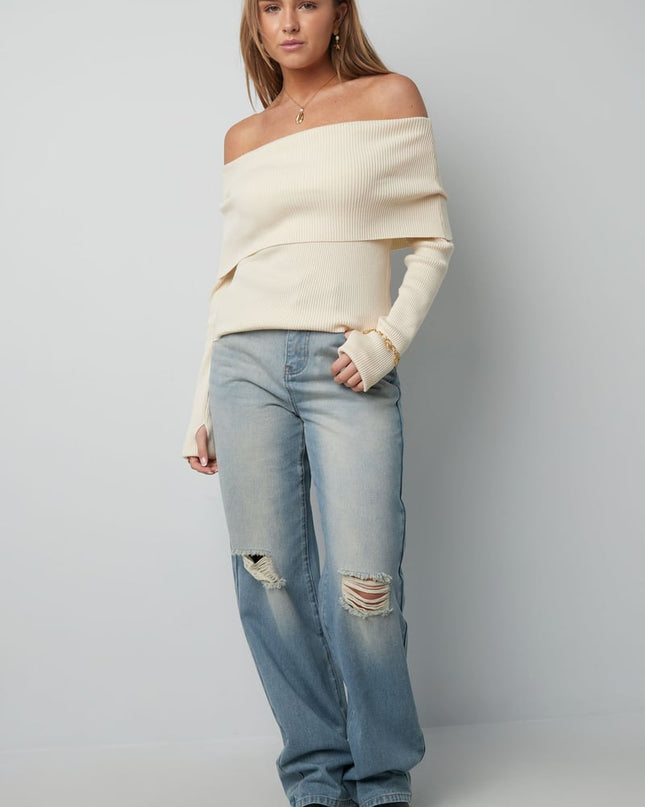 Basic off shoulder top