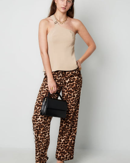 One shoulder cargo top