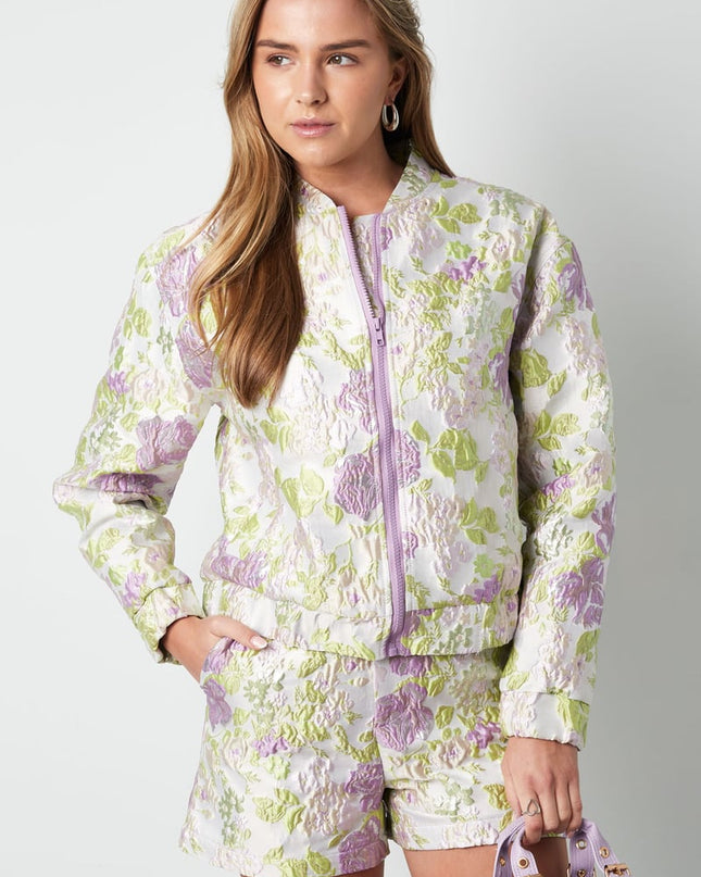 Flower fusion jacket - Pink