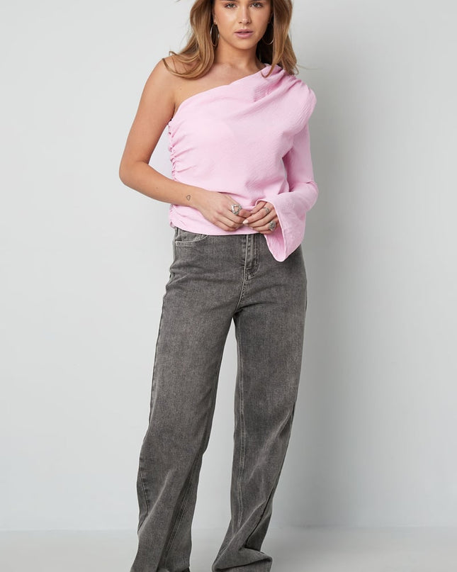 One shoulder blouse