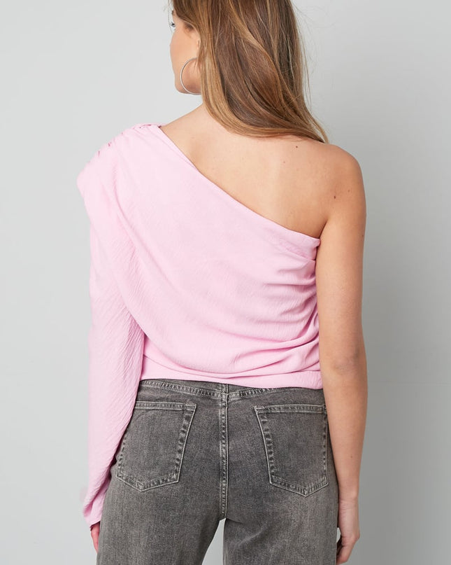 One shoulder blouse