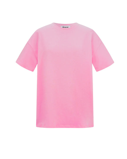 Cotton Vrouwen T-shirt Oversized Grafische Print