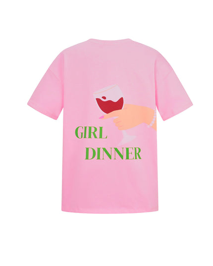 Cotton Vrouwen T-shirt Oversized Grafische Print