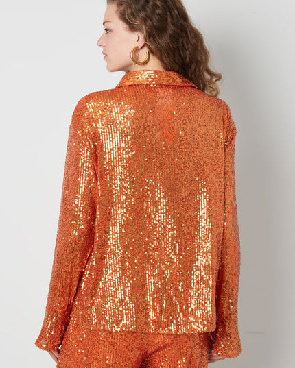 Glitter Long sleeve Blouse