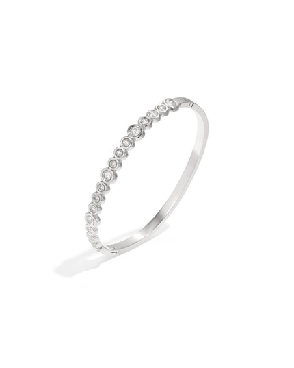 Bangle armband ronde steentjes