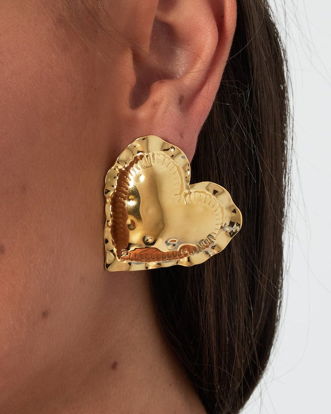 Omarm hart oorbellen