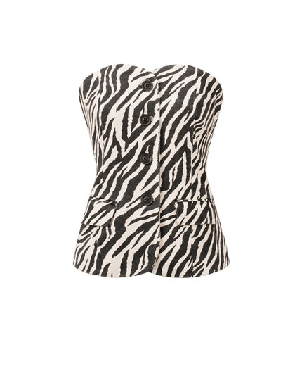 The Zebra Strapless
