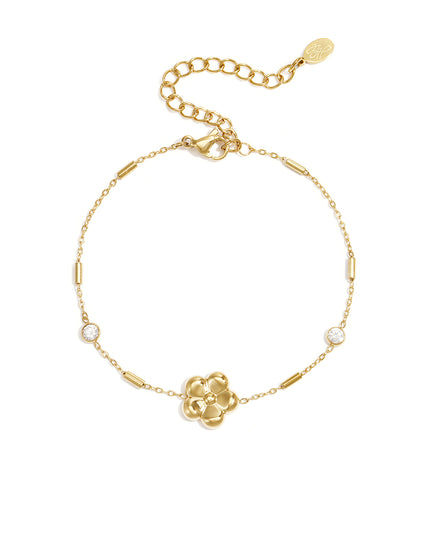 Elegant Zircon Charm Bracelet for Women