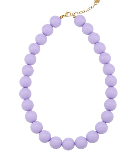 Large colored necklace - 15mm