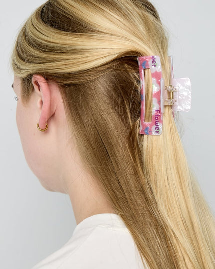 Hair Claws Flower Casual Acrylic Daily Accessories