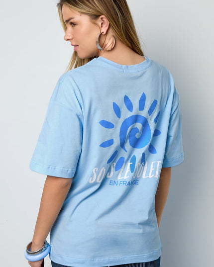 Sous le Soleil en France oversized tee