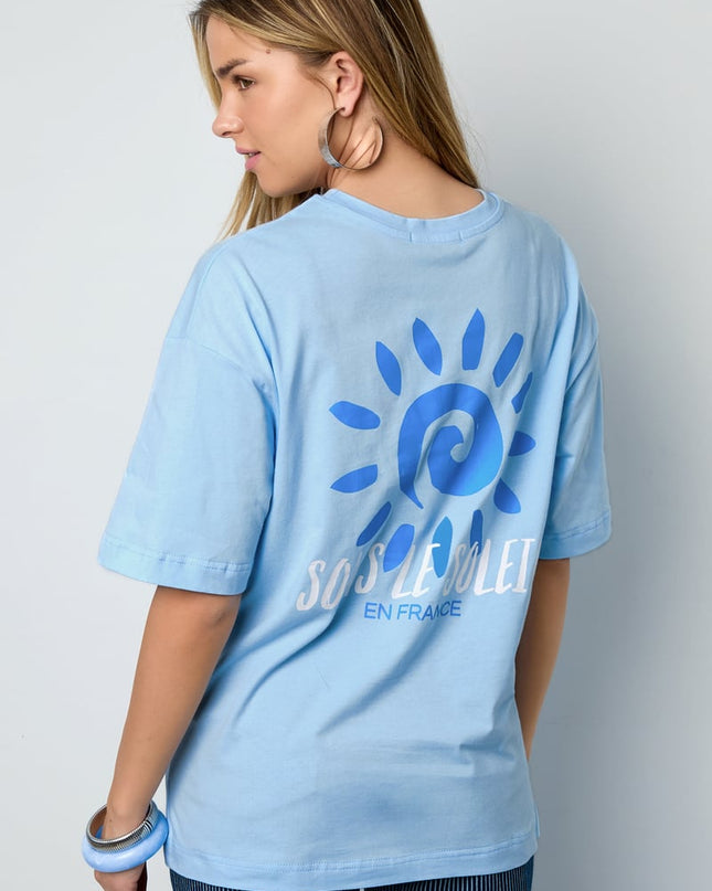 Sous le Soleil en France oversized tee