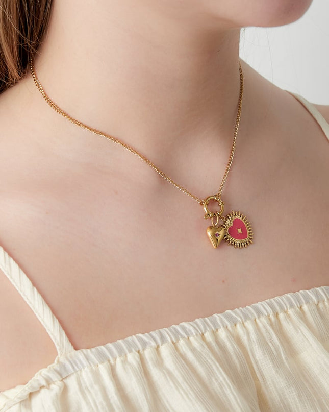 DIY-ketting van de zon van het hart