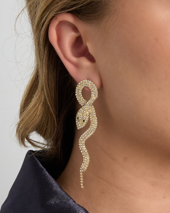 Koperen oorbellen met dierenprint, elegante kerst, luxe serie, damessieraden