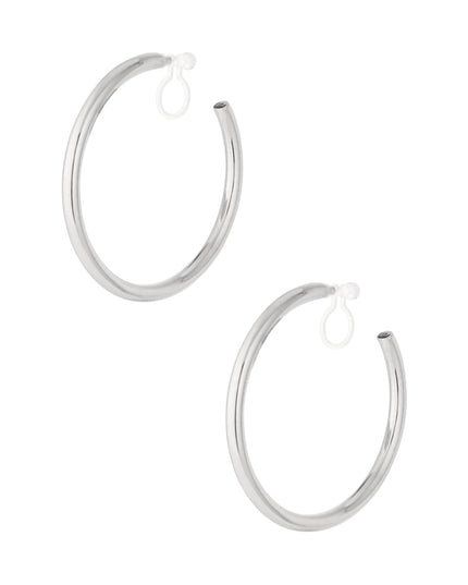 Klassieke hoop clip oorbellen