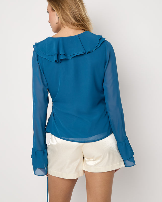 Longsleeve met ruches