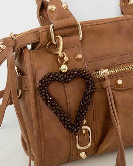 Keychain Heart Casual Crystal Daily Accessories