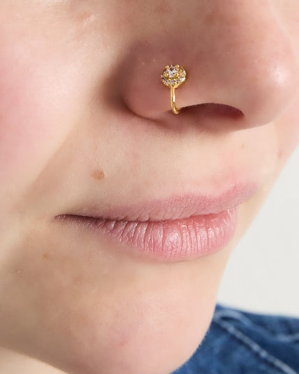 Neus- en oor cuff sparkly