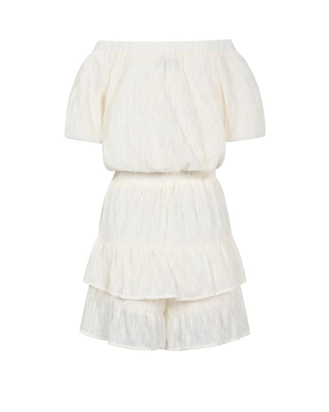 Polyester fiber (polyester) Bodysuits Solid color Casual Spring/Summer Ruffle edge Clothes