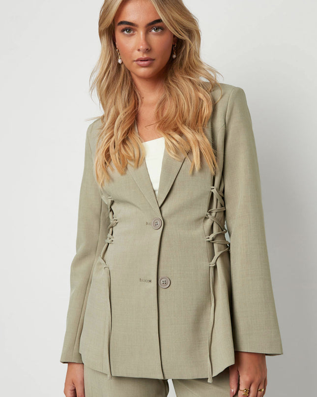 Fitted Blazer Laced