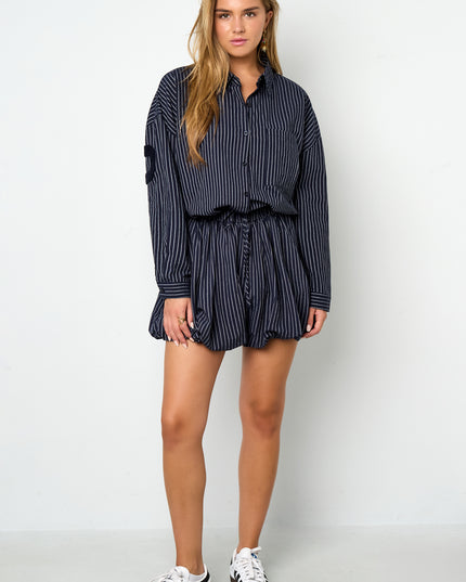 Geweven Katoen Vrouwen Overhemd Casual Letters