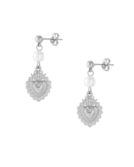 Koninklijke harten oorbellen