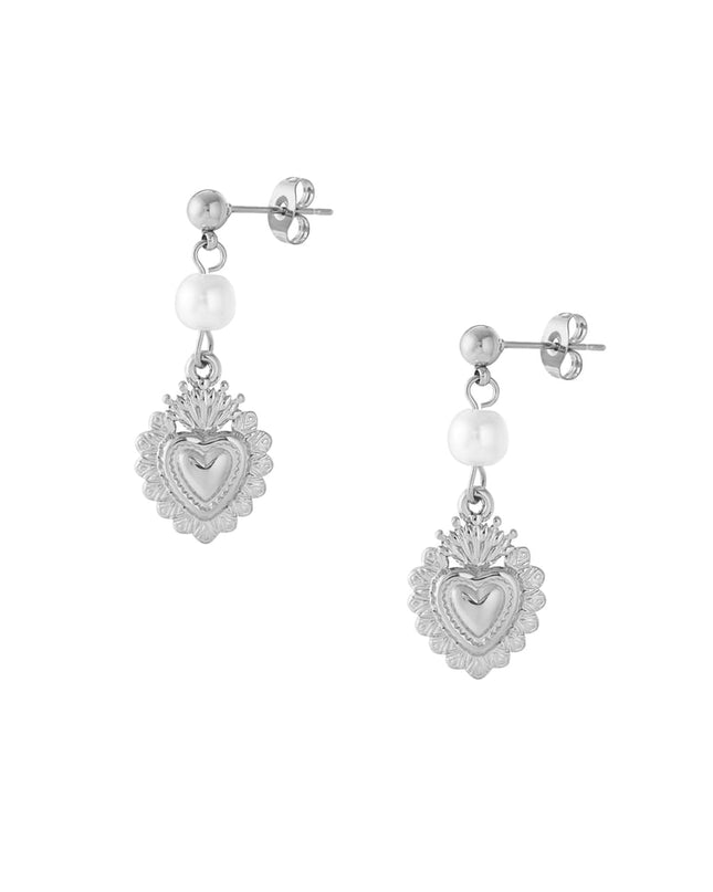 Koninklijke harten oorbellen