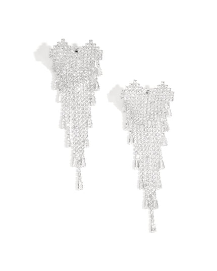 Koperen oorbellen met hanger, geometrisch, elegant, kerst, luxe serie, damessieraden