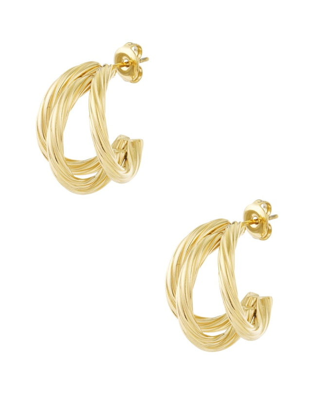 Oorbellen van roestvrij staal met geometrische vormen, dagelijks dagelijks