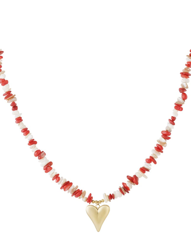 Roestvrijstalen hangerkettingen Hart Casual Dagelijks Eenvoudig Serie Damessieraden