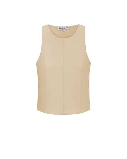 Sporty sleeveless top basic