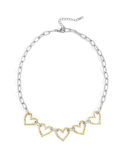 Stainless Steel Chain Necklaces Heart Casual Daily Simple Series Women's jewelry