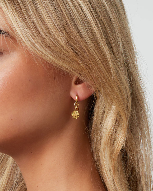 Flower power oorbellen